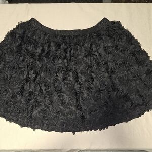 The Children's Place Black Ruffled Bubble Mini Skirt